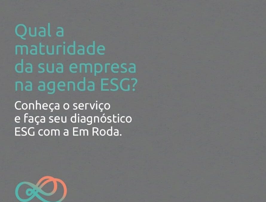 Qual a maturidade da sua empresa na agenda ESG?